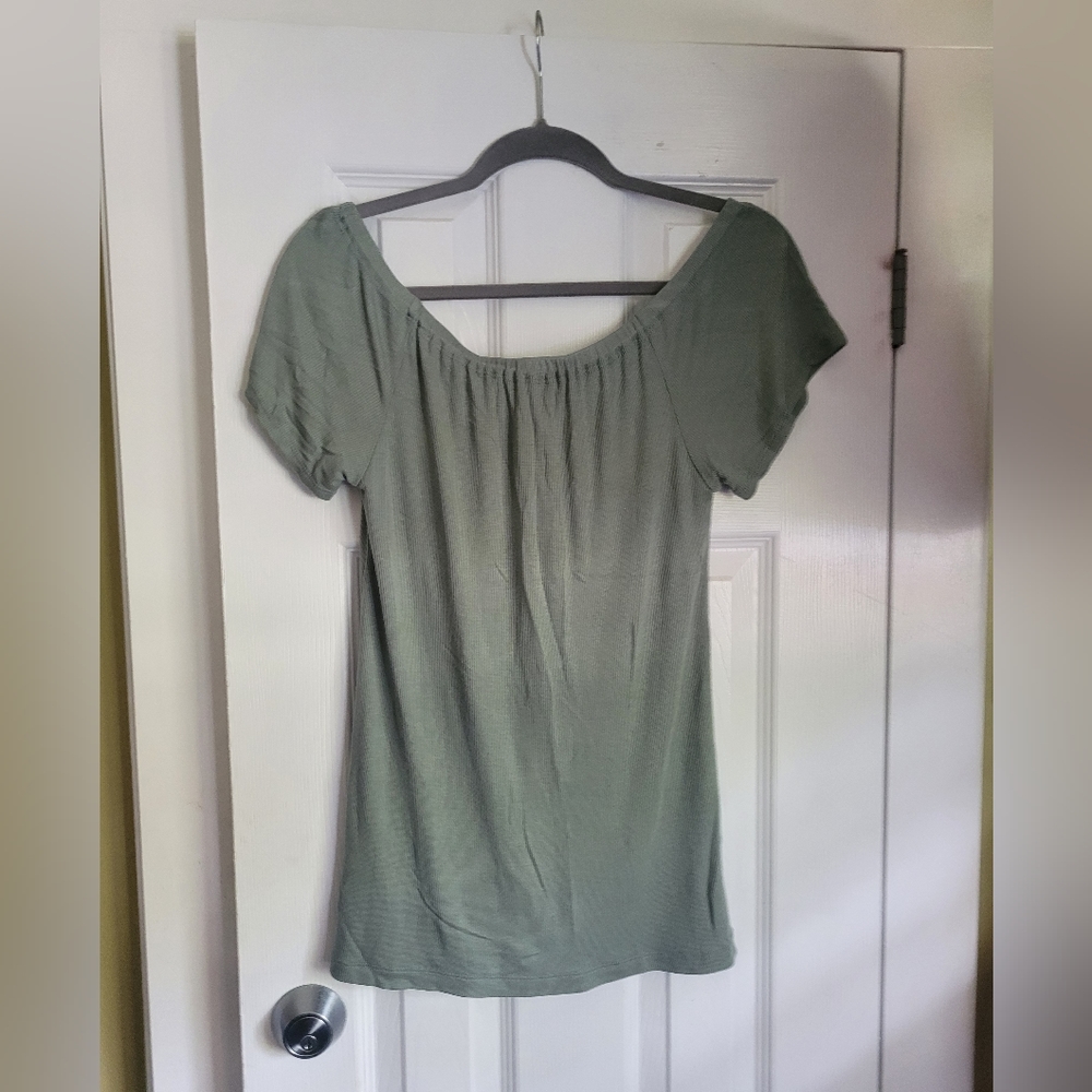 Naked Zebra off the shoulders top